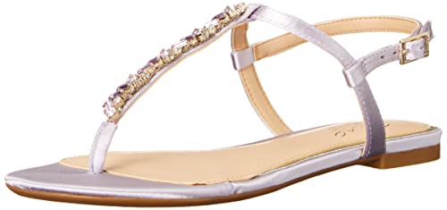 Jewel Badgley Mischka Dafina Metallic Thong Sandal #TOP30