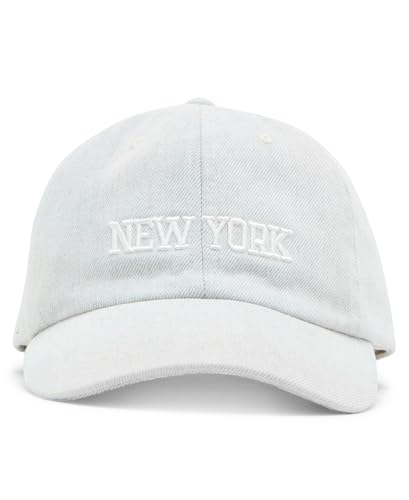 Casquette de baseball délavé clair Steve Madden pour protéger votre visage du soleil