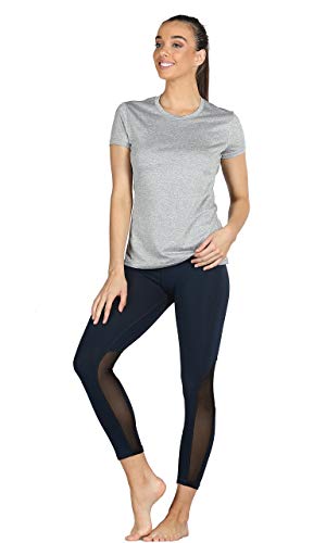 Image of icyzone Workout Running Tshirts for Women - Fitness Athletic Yoga Tops Exercise Gym Shirts (Pack of 3)