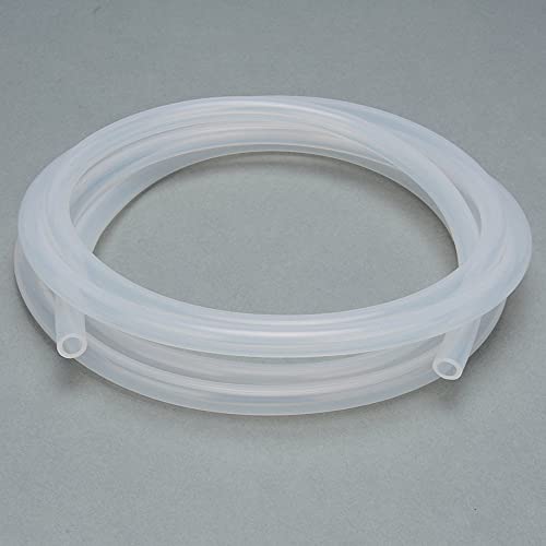 Image of stonylab Silicone Tubing, High Temp Pure Natural Silicone Tube, 7 /16 inch OD 5 /16 inch ID, Highly Elastic and Strong, for Laboratory Use, 10 Feet