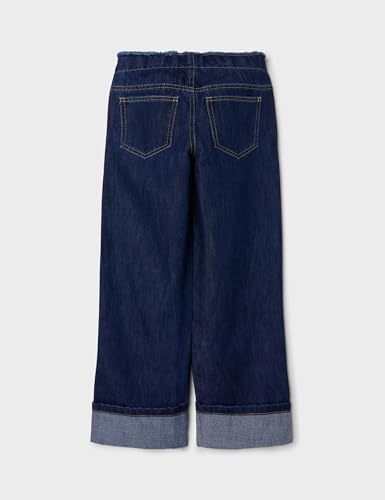 Vaqueros anchos niñas cómodos que evitan rozaduras NAME IT dark blue denim 2