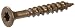 The Hillman Group 47859, 9 x 2-1/2 Power Pro Outdoor Wood Screw, Star Drive 1000 Hour Bronze Ceramic Coated