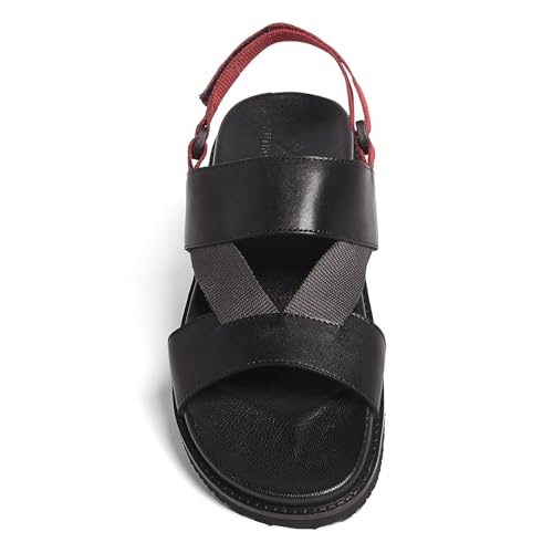 Anthony Veer Malibu Leather Comfort Sandal for Men | Cushioned Ortholite Footbed | Durable Rubber Outsole4