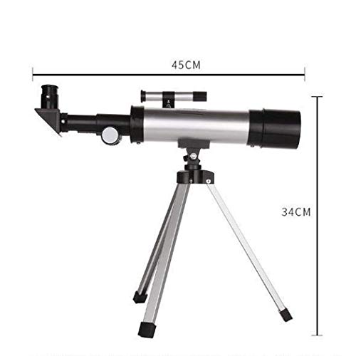 Telescopio refractor con trípode y lente de búsqueda miniatura 5