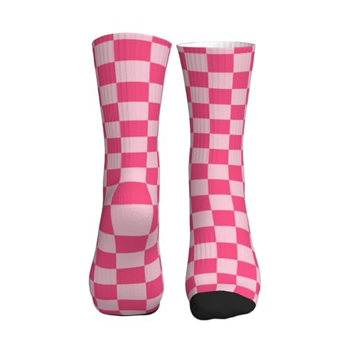 Image of Checkered Socks, Cute Socks for Women for Travel, Running, Daily