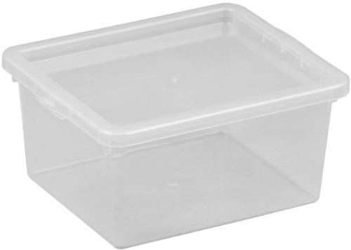 Plast Team 22920800 Basic Caja con Tapa, apilable, Aprox. 2 l
