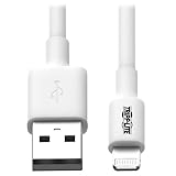 Tripp Lite Apple MFI Certified 6-Feet 2M Lightning to USB Cable Sync Charge iPhone/iPod/iPad - White