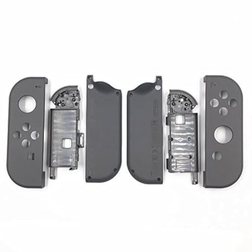Carcasa rígida de repuesto para Nintendo Switch NS Joy-Con Controller (funda gris+marco)