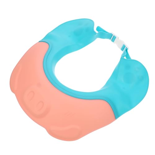 Milisten Producto fantástico lavado de cabeza de bebé tapas de champú para bebés ducha gorro natacion gorro natación gorro de baño sombrero de baño de dibujos animados rosa