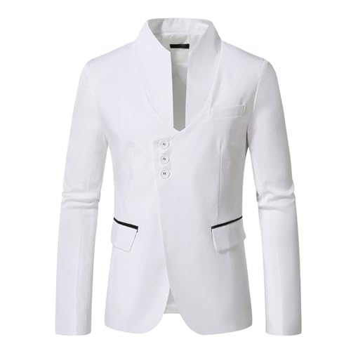 Mens Prom Blazer Casual Business Suit Jacket Tuxedo Suits Jacket for Men Dinner Suit Blazer Prom Wedding Dress Coat