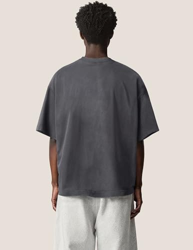Aelfric Eden Mens Acid Wash T Shirts Oversized Heavyweight Cotton Vintage Tees Streetwear Casual Short Sleeve Tops4