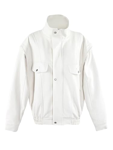 Veste en cuir PU pour vos sorties urbaines en vêtement chaud