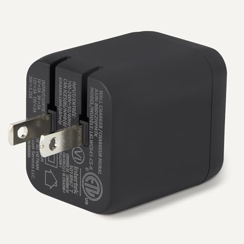 Amazon Basics 65W Fast Charging USB-C GaN Wall Charger, 1-Port PD 3.1, Black - image 4