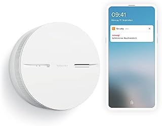 Netatmo Detector Smart Smoke 10 Year Battery 85dB Alarm NSA-DE, White, Einzeln