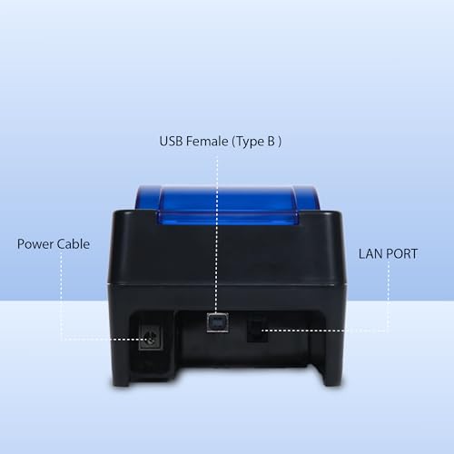 Image of EZO 58MM (2 Inch) Direct Thermal Billing Machine for Receipt Wired Printer | No Software Included | USB & Bluetooth (Billing Machine with 5 Billing Roll) Monochrome Desktop Restaurant