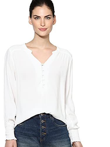 Image of ONLY Women's Solid Slim Fit T-Shirt