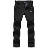 [YSENTO] 裏起毛 パンツ レディース 防寒 山ガール アウトドアファッション トレッキングパンツ 防風 吸汗速乾 撥水ズボン 登山ズボン ハイキング 冬山 街使い 通勤 真冬作業 厚手 秋冬用 ブラック M