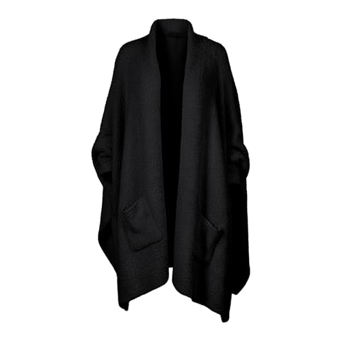 CUBRIDGE Wearable Blanket Sherpa Poncho Unique Office Work Warm Cozy