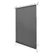 Produktbild ROOMY Verdunkelungsrollo Thermo-Rollo Klemmfix ohne Bohren mit Seitenverspannung Sichtschutz Hitzeschutzrollo Klemmrollo Jalousie Anthrazit, 80 cm x 150 cm