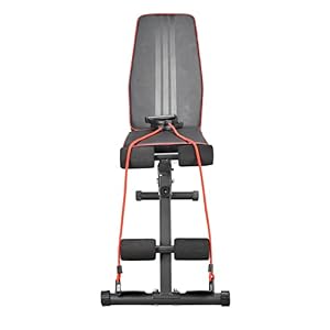 Halterbank, multifunctionele inklapbare gewichthefkruk, hellingskruk, fitnesskruk kan 150 kg dragen, geschikt voor fitness, gewichtheffen, training, bodybuilding, kantoor, thuis, thuis