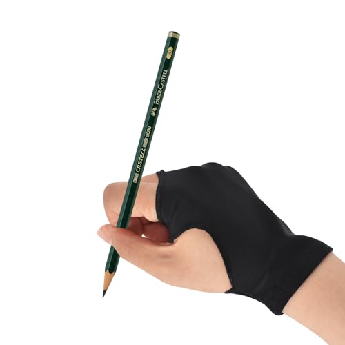 Artist Glove For Graphics Drawing Tablet,Drawing Glove,Glove For Drawing On A Graphic Display,Glove Artist Two Finger,Glove For Graphic Tablet,Art Creation And Ipad Pro Pencil - Image 8