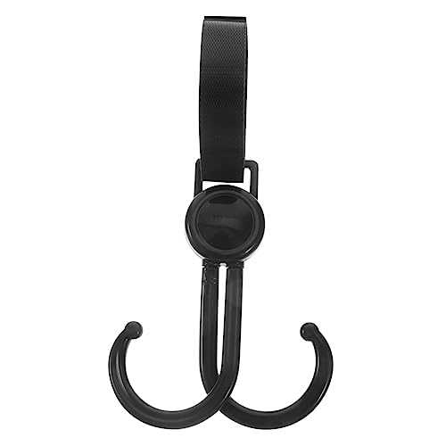 JOINPAYA Adjustable Stroller Hooks Shopping Cart Hangers Portable Stroller Double Hook Hanging Bag Hook Easy to Install and Reuse