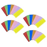HIAKDOFT 28 Wiederverwendbare Abwischbare Klebeetiketten 7,6x3cm Wasserfeste Aufbewahrungs Etiketten für Küche Büro Schule Ablösbare Schreib Labels für Behälter und Gläser
