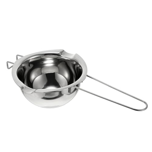 HOLIDYOYO Melting Pot for Chocolate Candy Stainless Steel Fondue Pot for Diy Chocolate Butter Melting