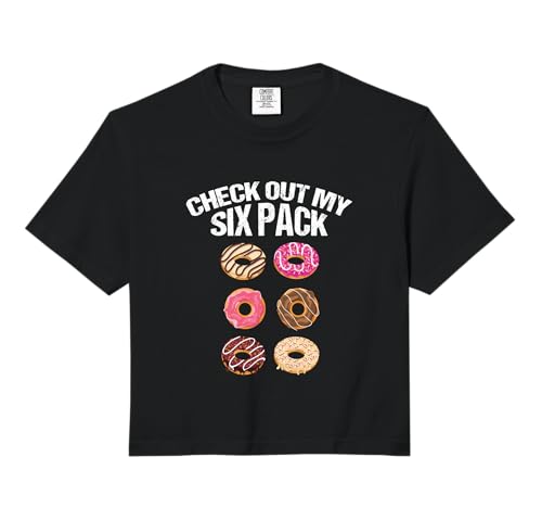 Check out my six pack Foodie Donut Comfort Colors Crop Top