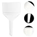 Veemoon Plastic Buchner Funnel Pp Laboratory Filter Paper Funnel for Lab Filtration and Chemistry Experiments Tool for School and Industrial Use