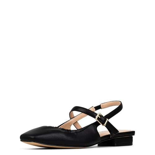 NYDJ Women's Skylie Mary Jane Flat
