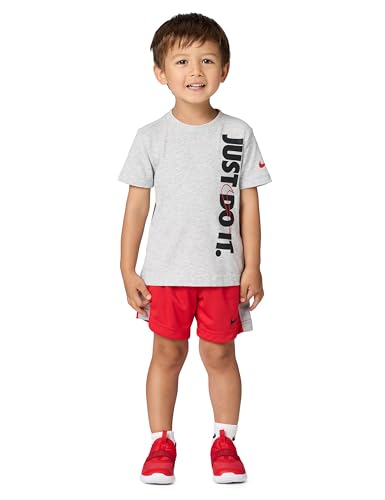 Image of Nike Boys' Just Do It T-Shirt and Mesh Shorts 2-Piece Outfit Set