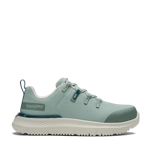 Timberland PRO Timberland PRO Women's Intercept Steel Safety Toe Industrial Athletic Work Shoe, Sage/White, 8M