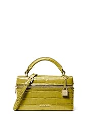 Gold-tone Hardware/Crocodile Embossed Leather/Apple