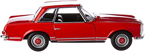 1963 MERCEDES BENZ 230 SL, Welly, VERMELHO 1/24