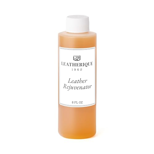 Leatherique Rejuvenator Oil 8 oz | Leather Conditioner Oil & Automotive Leather Restorer | Softens Conditions & Revives Dry Hard & Water-Damaged Leather | Perfect for Cars Furniture Saddle & More