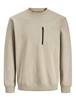JACK & JONES Herren JCOOUTDOOR Sweat Crew NECKSN Sweatshirt, Crockery,S