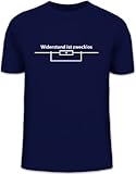  Shirtstreet24, Widerstand IST ZWECKLOS, Herren Fun T-Shirt Shirts Funshirt, Größe: XXL,dunkelblau