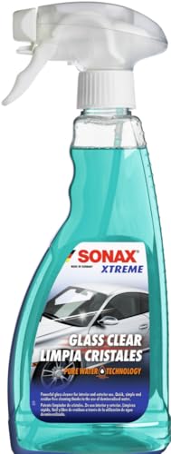 SONAX XTREME Glass Clear (500 ml) - Powerful glass cleaner for interior and exterior use, Quick, simple and residue-free cleaning thanks to the use of demineralised water | Item-No. 02382410-810