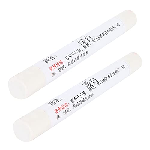 2 szt. Farba do Mebli Naprawa Podłóg Kredka Długopis Quick Wax Patch Retusz Kredki do Materiału Drewniane Dziurki Naprawa Lakieru do Mebli Kredka Naprawa Mebli Kredki Kompozyt