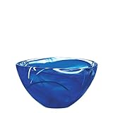 Kosta Boda Contrast Small Blue Bowl