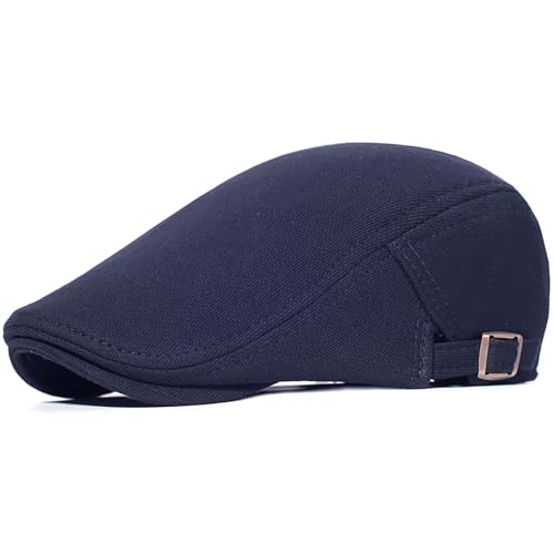 Gorra Boinas Caballero Plana para Hombre-Newsboy Casquillo Plano Sombreros- Gorra Vendedor de Periodicos Hombre-Gorras Irlandesa Ajustable Cabbie Trucker Gatsby Cap