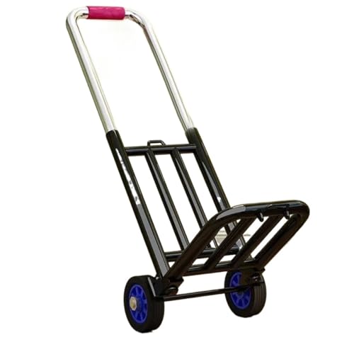 Carretilla plegable portátil con ruedas giratorias