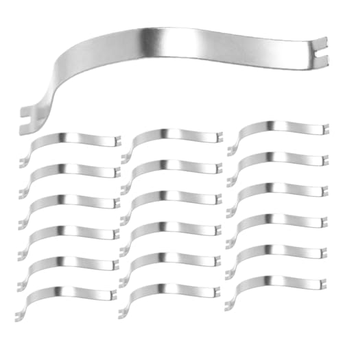 Image of 400pcs Picture Frame Spring Clips Wall Hanging Hardware for Photos Art Crafts Sturdy Backing Clips for DIY Projects Easy Installation Compact Design