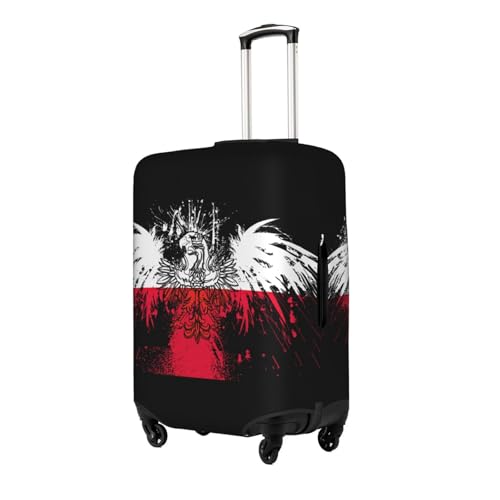 Travel Luggage Cover Poland Flag Fashion Washable Baggage Suitcase Protector Fit For Luggage Medium2