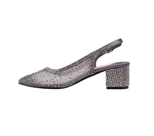 Ninety Union Lady Couture Demi Rhinestone Mesh Slingback3