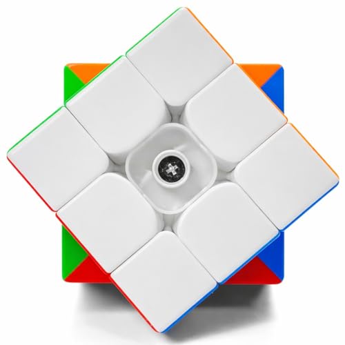 Image of Hawkister QiYi Warrior M 3x3 Magnetic Speed Cube | UV Coated High-Grip Stickerless 3x3x3 | Professional Factory Magnetized Speedcube with Anti-Stick Design, 56mm Smooth & Stable Puzzle for All Ages