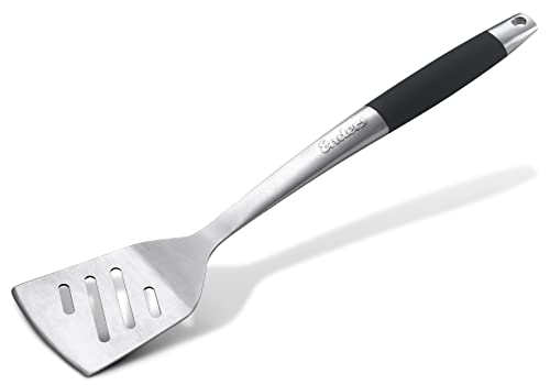Enders łopatka do obracania ze stali szlachetnej premium uchwyt z powłoką soft-touch, akcesoria do grillowania, grill gazowy, czarny 8788