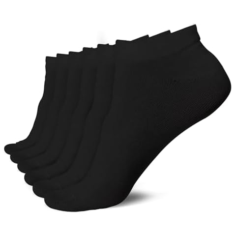 SOCKSVILLE Womens Cotton Trainer Ankle Socks Cover