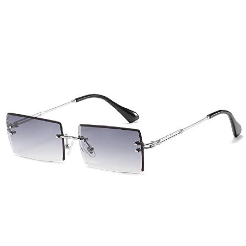 Preisvergleich Produktbild nobrand Sonnenbrille randlos quadratisch Sonnenbrille modische kleine Brille Sonnenbrille